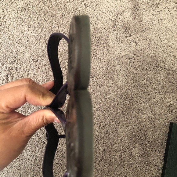 TB Thora Thong crock purple sandals - Picture 6 of 10